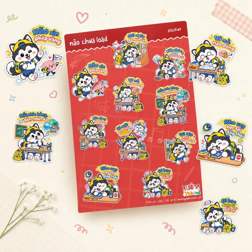 Sticker Bào Ngư A6 – Não Chưa Load